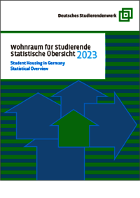 Cover "Wohnraum für Studierende. Statistische Übersicht 2023"