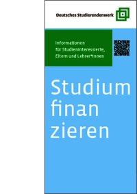 Cover Flyer "Studium finanzieren"