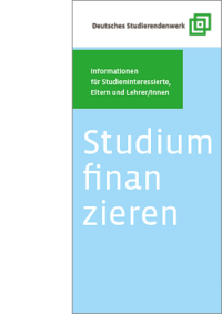 Flyer "Studium finanzieren"