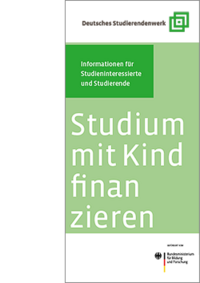 Flyer "Studium mit Kind finanzieren" 